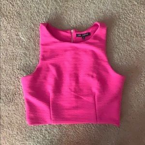 Pink Crop Top